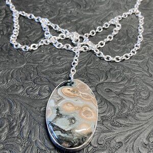 Ocean Jasper Necklace Stone Crystal Jewelry